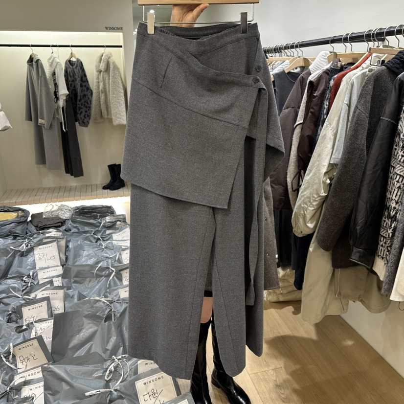 WINSOME東大門㊣代購女裝新品職業25秋冬休閑真品人氣熱賣裙褲WINSOME裙褲