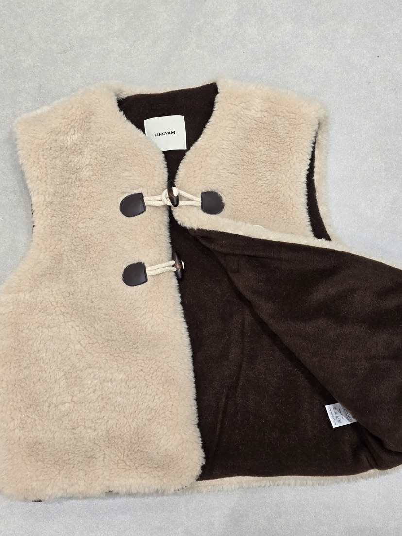 LIKEVAM韓國代購㊣女裝新款時尚推薦25秋冬職業熱賣真品馬甲LIKEVAM馬甲
