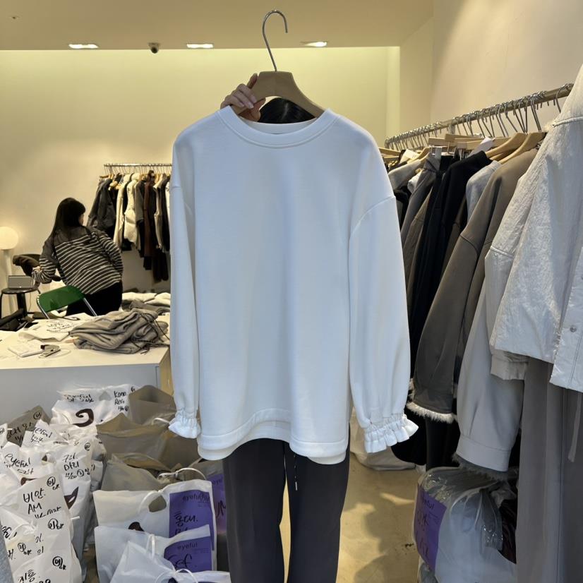 EYEFUL-Q東大門㊣實拍女裝新品人氣熱賣休閑推薦25秋冬衛衣加絨eyeful衛衣