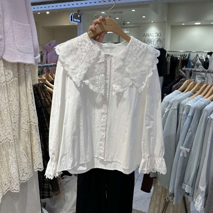 BELITA東大門㊣實拍女士新品時尚推薦人氣職業熱賣襯衫蕾絲衫BELITA襯衫/蕾絲衫