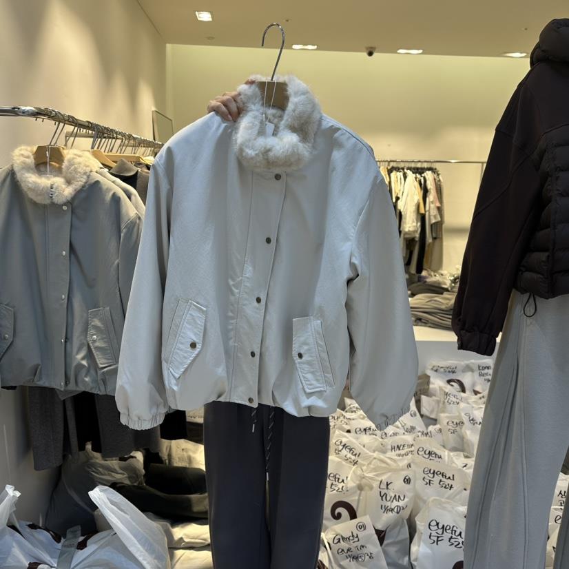 EYEFUL-Q東大門㊣代購女裝新品真品25秋冬休閑時尚夾克毛皮eyeful夾克