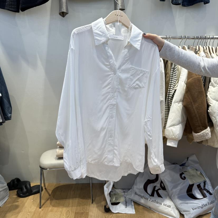 TARA東大門㊣直郵女士新款人氣真品25秋冬推薦職業襯衫蕾絲衫TARA襯衫/蕾絲衫