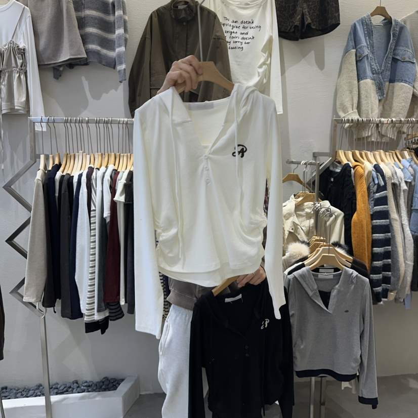 HIPTIQUE東大門㊣直郵女裝新品時尚休閑人氣職業熱賣長袖T恤HIPTIQUE長袖T恤