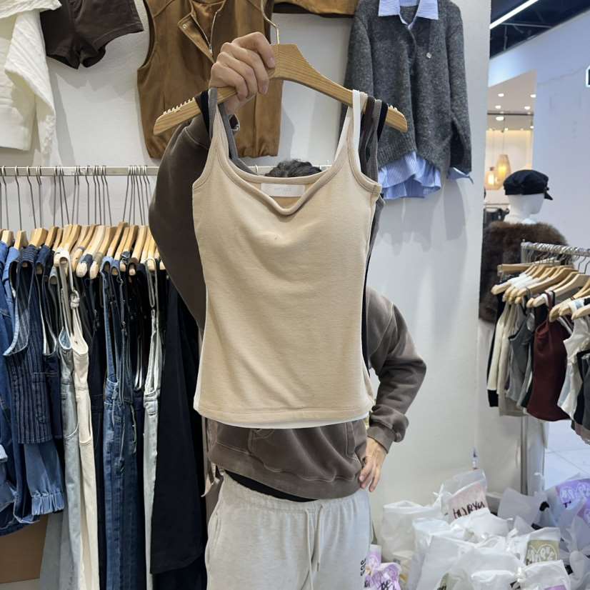 HIPTIQUE東大門㊣實拍女裝新品職業休閑推薦熱賣人氣吊帶背心HIPTIQUE吊帶/背心