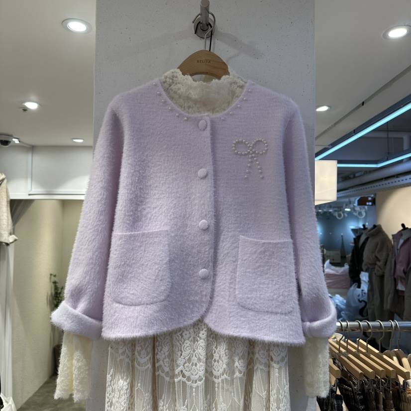 BELITA韓國直郵㊣女士新款推薦25秋冬熱賣人氣休閑夾克口袋BELITA夾克