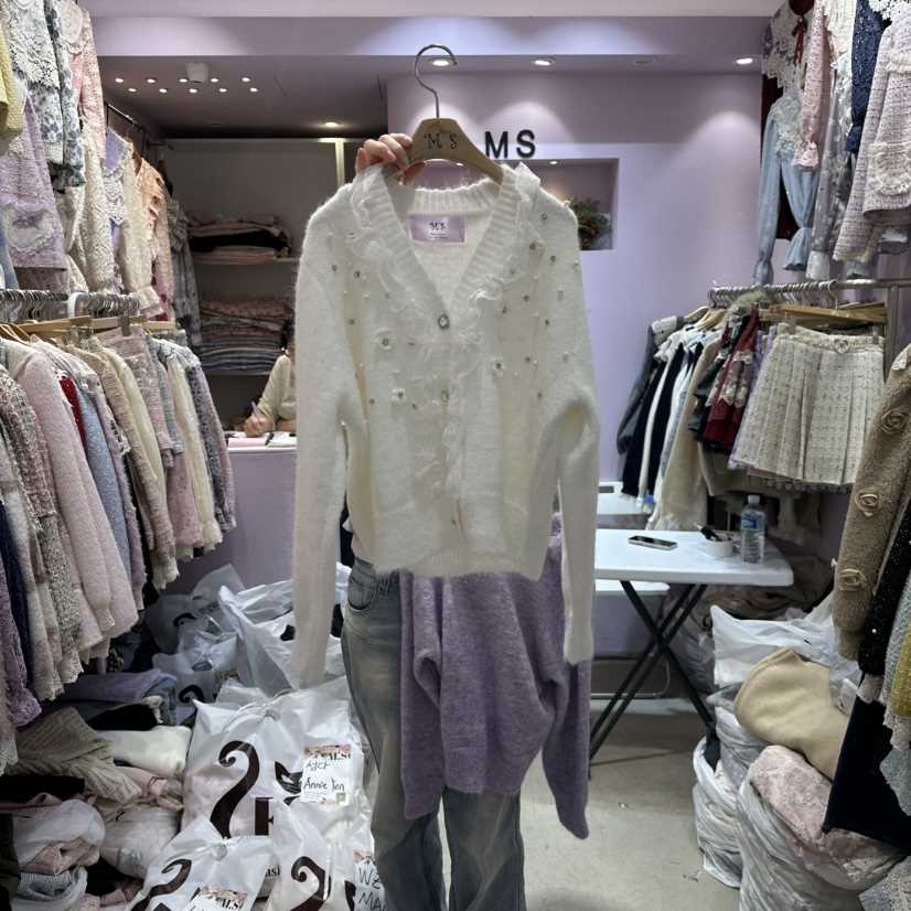 MS東大門㊣代購女裝新品休閑時尚職業人氣真品推薦毛衣褶皺MS毛衣