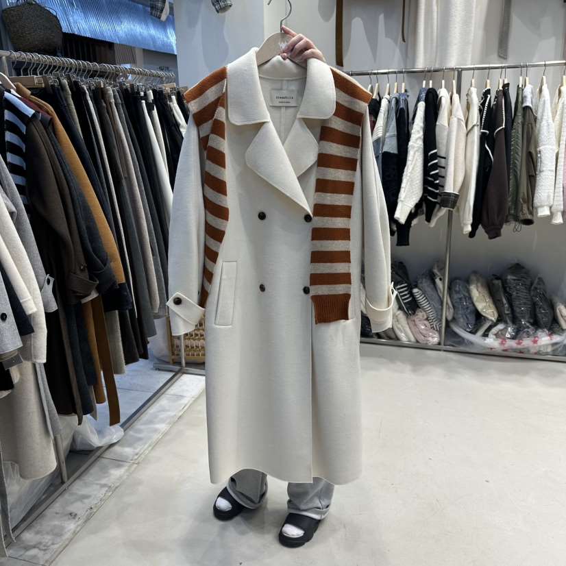 HOT PLACE韓國代購㊣女裝新款時尚套裝羊毛圍巾兩件套長款HOT PLACE_ISSUE/DREAM GIRIS套裝