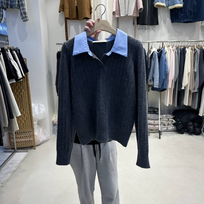 HOT PLACE東大門㊣實拍女士新品人氣25秋冬真品推薦針織衫HOT PLACE_ISSUE/DREAM GIRIS針織衫