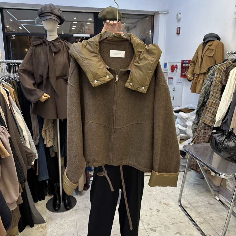 MARIGOLD韓國直郵㊣女士新款真品推薦時尚人氣熱賣夾克手工MARIGOLD夾克