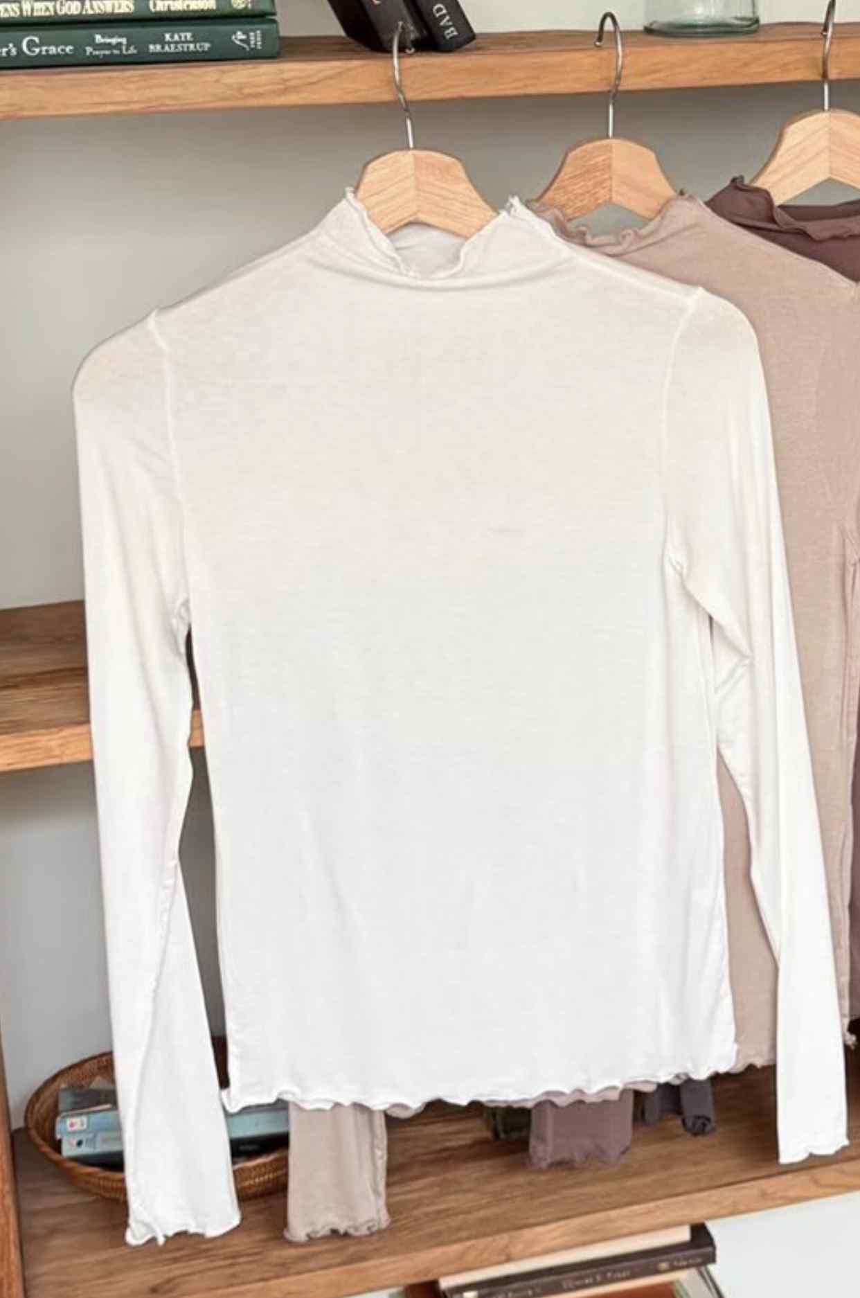 DOT BASIC韓國代購㊣女士新品熱賣時尚職業休閑25秋冬長袖T恤DOT BASIC長袖T恤