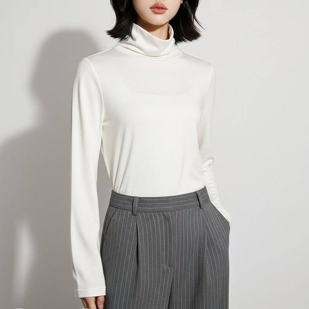 DOT BASIC東大門㊣代購女士新品25秋冬推薦熱賣人氣長袖T恤絨DOT BASIC長袖T恤