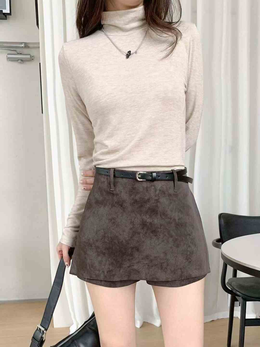 아카시아-T韓國代購㊣女裝新款熱賣職業25秋冬裙褲不含腰帶acacia-2件起訂裙褲