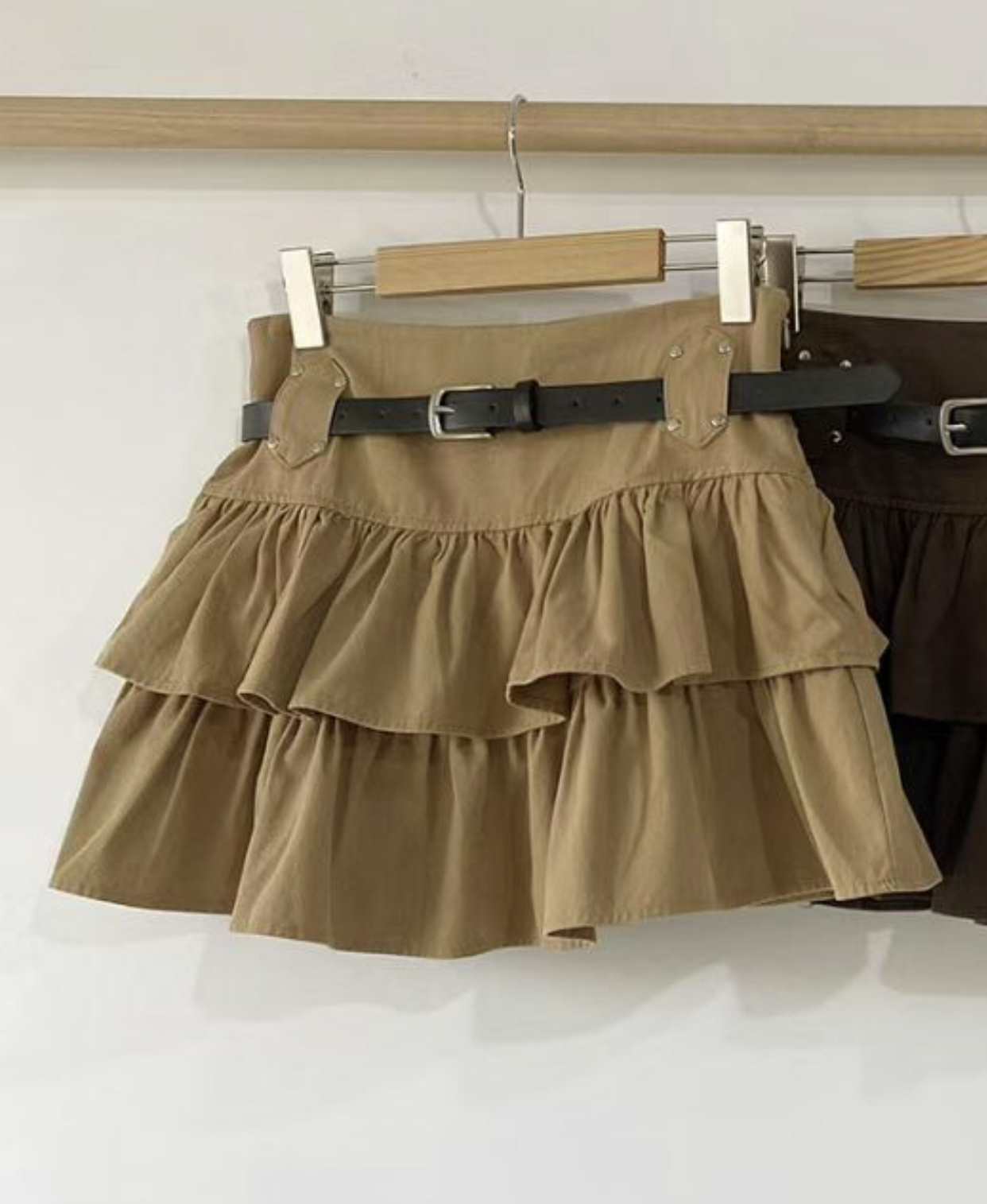 아카시아-T韓國直郵㊣女裝新款熱賣25秋冬人氣短裙不含腰帶acacia-2件起訂短裙