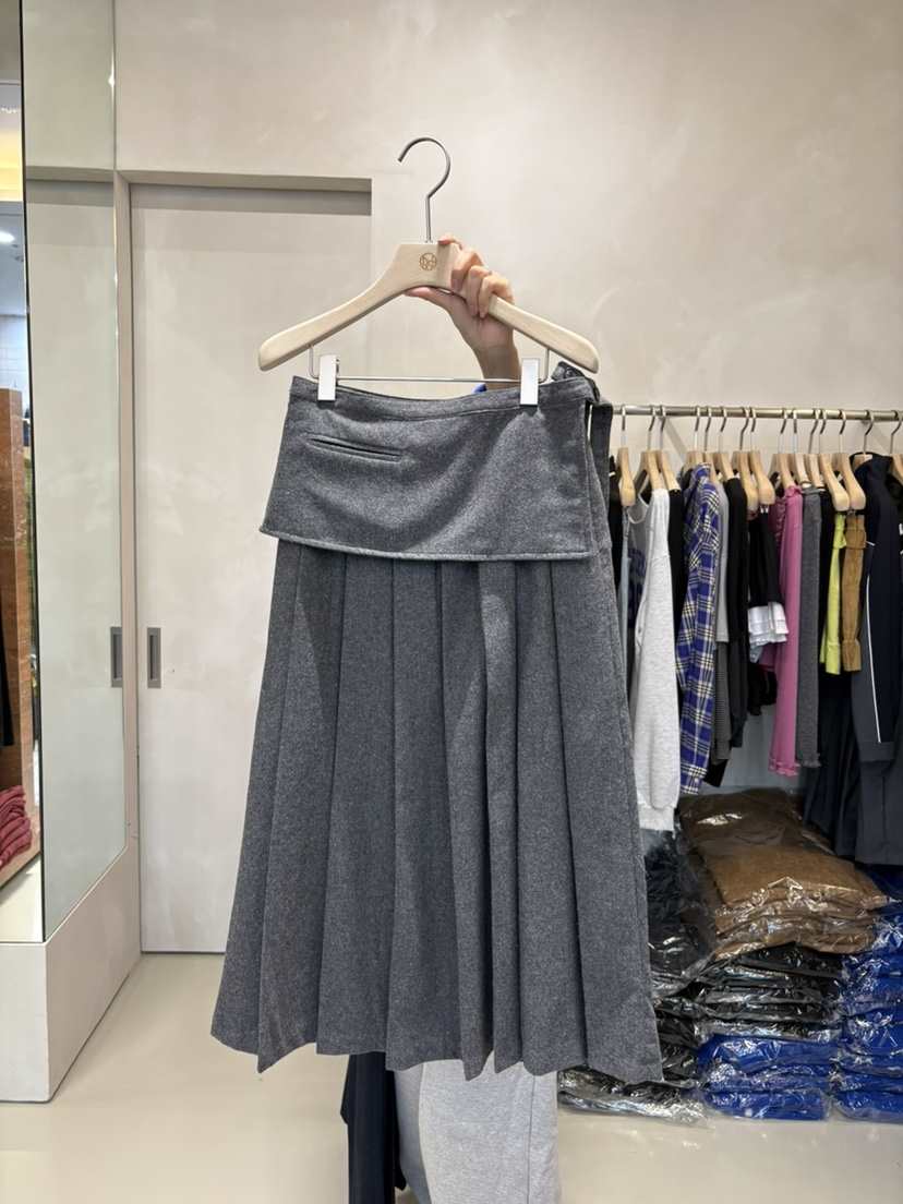 LIVE AID-P韓國代購㊣女裝新品熱賣推薦時尚休閑職業長裙LIVE AID-P長裙