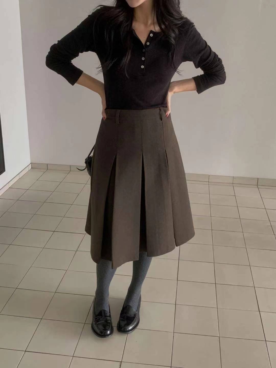 MIELLE-미엘르-OT東大門㊣代購女裝新品人氣半身裙中短裙MIELLE-미엘르-OT半身裙/中短裙