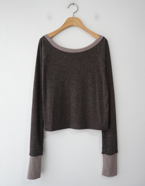 FLASH東大門㊣實拍女裝新款職業人氣25秋冬休閑時尚長袖T恤FLASH長袖T恤