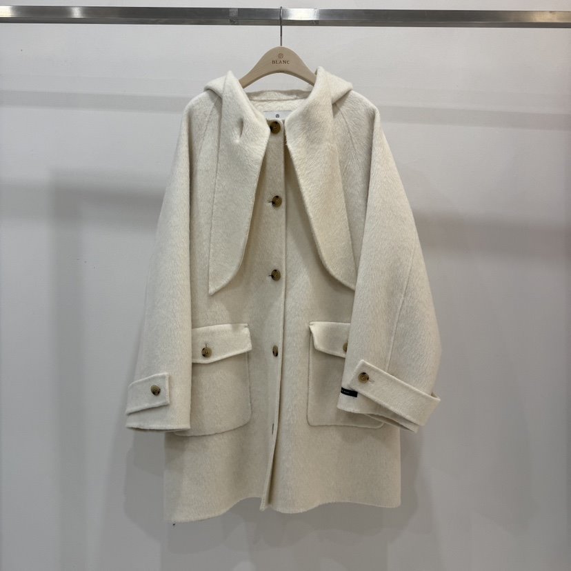 BLANC-A東大門㊣直郵女士新款時尚熱賣休閑真品中長款大衣BLANC-A中長款大衣