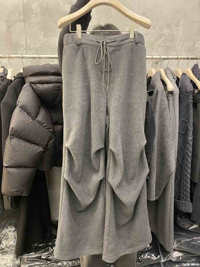 THE VETIVER-A東大門㊣代購女士新品時尚職業休閑休閑褲羊毛VETIVER休閑褲