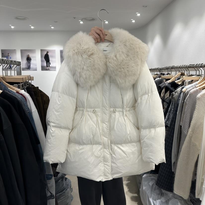 ACKER東大門㊣直郵女裝新品25秋冬職業推薦短款羽絨服狐貍鴨絨ACKER短款羽絨服