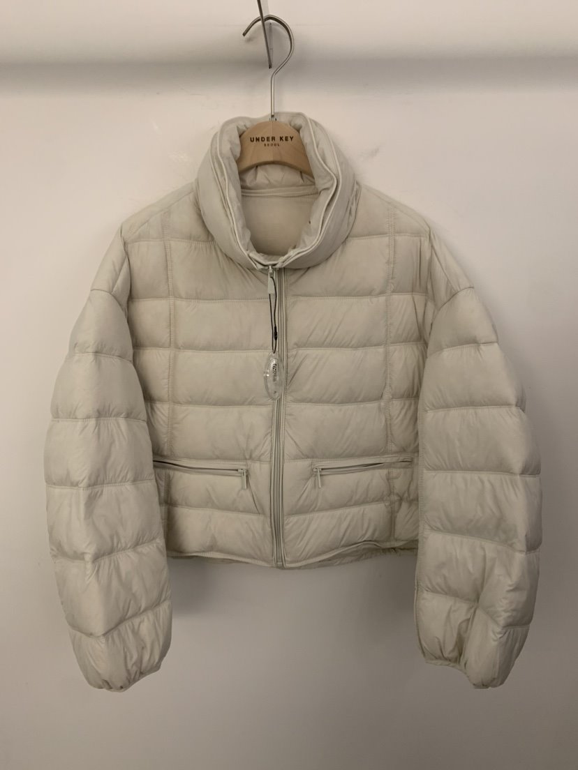UNDER KEY韓國代購㊣女士新款25秋冬人氣短款羽絨服填充鴨絨UNDER KEY短款羽絨服