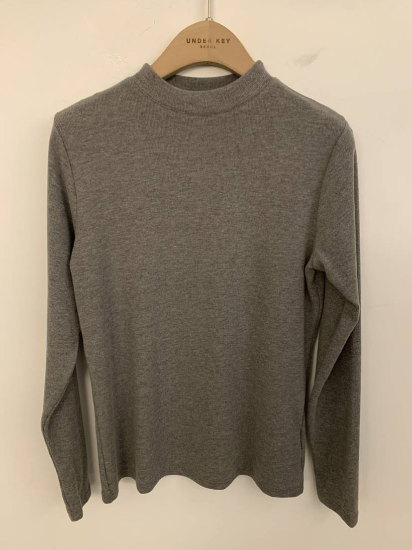 UNDER KEY東大門㊣代購女裝新品熱賣25秋冬職業時尚長袖T恤UNDER KEY長袖T恤