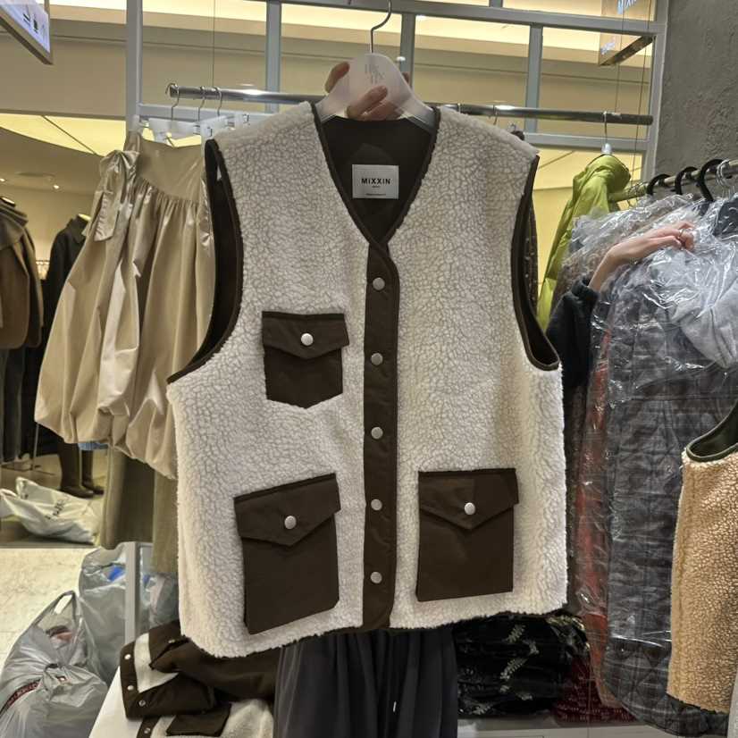 MIXXIN東大門㊣代購女士新品推薦25秋冬人氣時尚真品熱賣馬甲MIXXIN馬甲