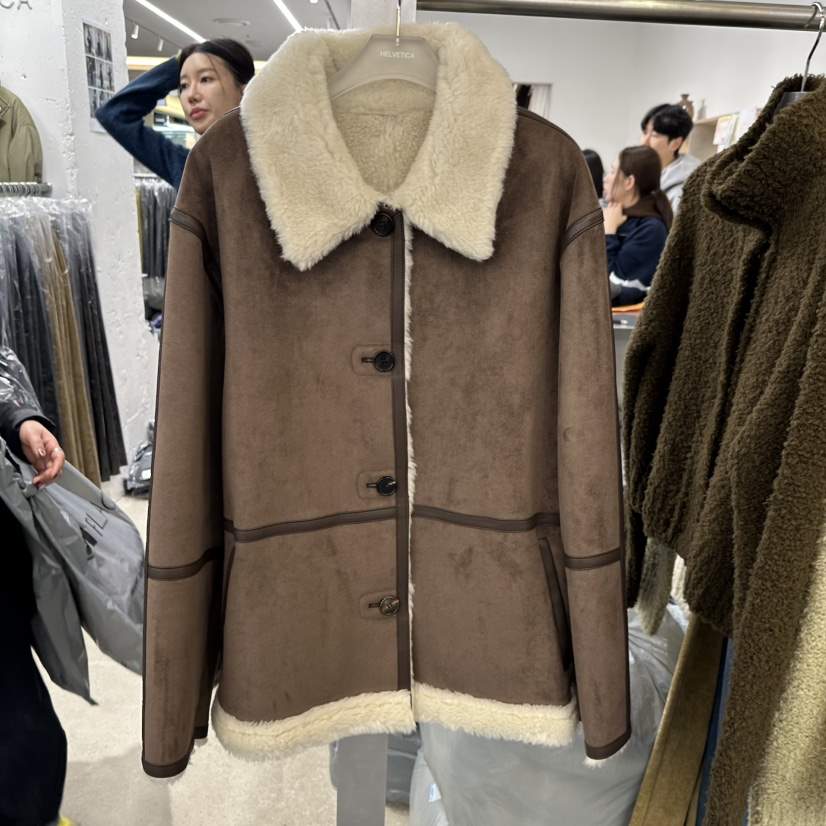 HELVETICA東大門㊣實拍女裝新款職業人氣熱賣真品夾克羊毛絨HELVETICA夾克