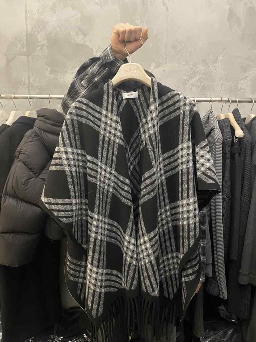 THE VETIVER-A東大門㊣直郵女裝新款人氣推薦圍巾披肩格子VETIVER圍巾/披肩
