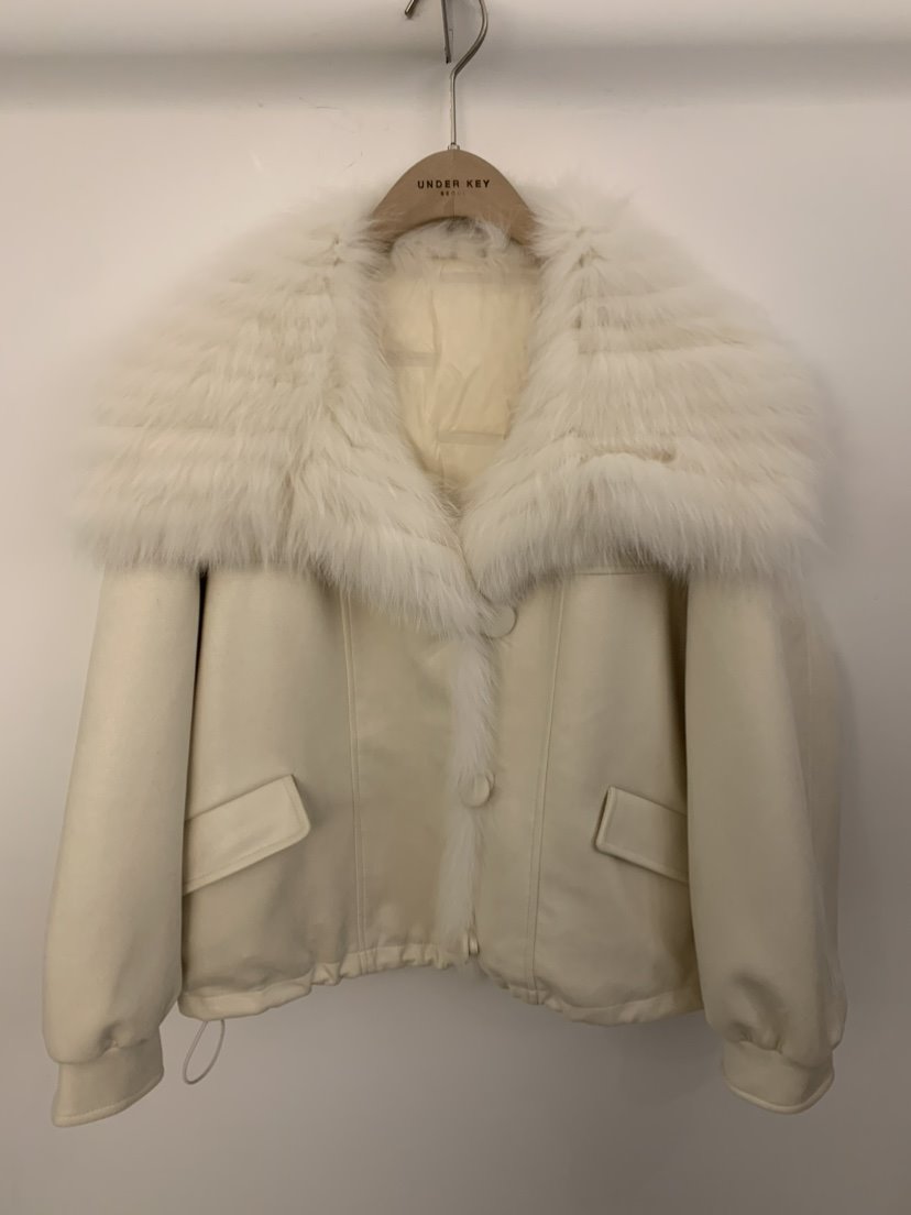UNDER KEY東大門㊣實拍女裝新款時尚推薦25秋冬短款羽絨服鵝絨UNDER KEY短款羽絨服