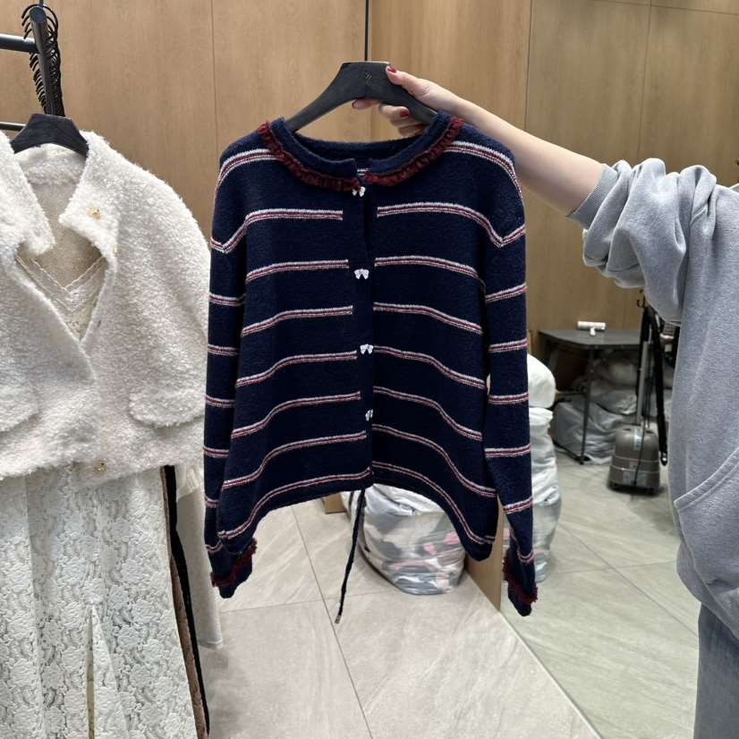 TRIPLE SEVEN東大門㊣實拍女士新品推薦職業熱賣針織衫紐扣TRIPLE SEVEN針織衫