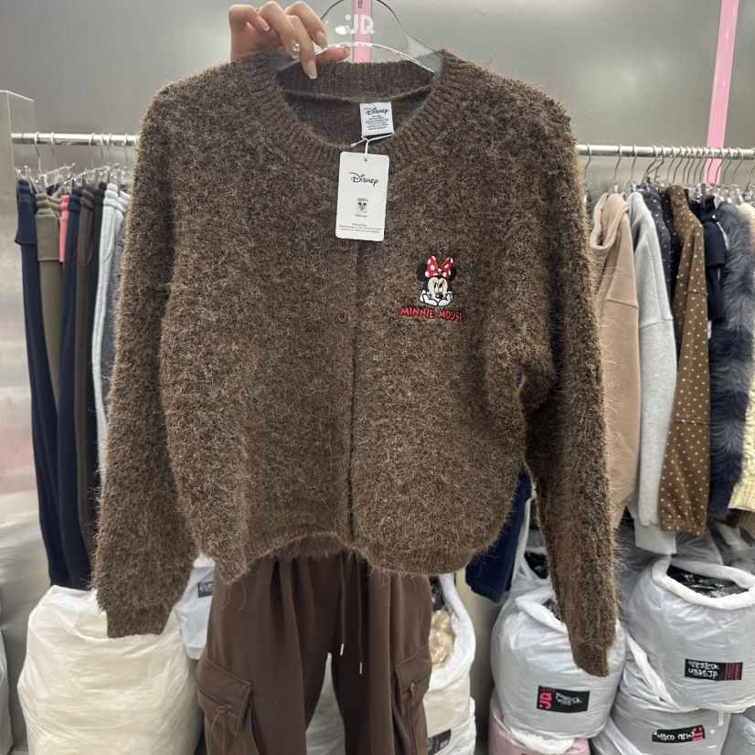 JUDYQUE東大門㊣實拍女裝新品職業推薦熱賣真品25秋冬毛衣開衫絨JUDYQUE毛衣