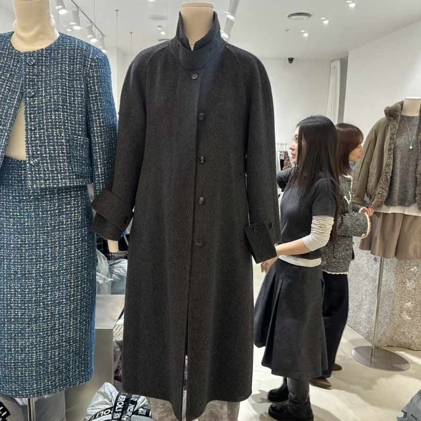 NEROLI 36東大門㊣代購女裝新款推薦時尚熱賣職業中長款大衣NEROLI 36中長款大衣