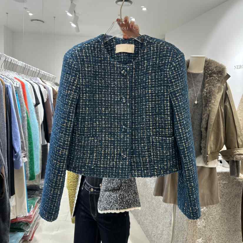 NEROLI 36東大門㊣實拍女士新品職業時尚休閑25秋冬夾克短款NEROLI 36夾克