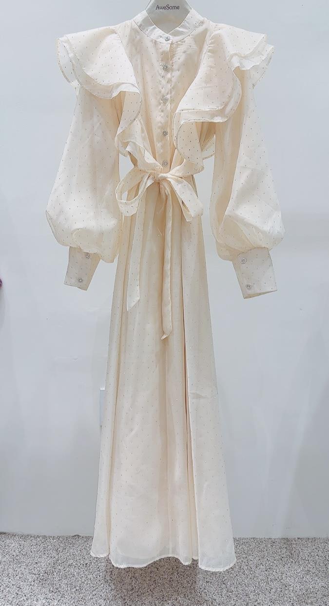 AWESOME-P韓國直郵㊣女士新款熱賣推薦真品人氣連衣裙長款AWESOME-P連衣裙