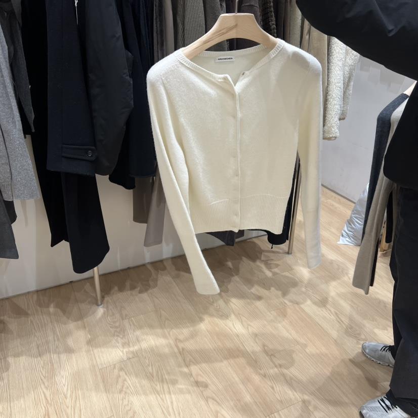 HAUS-A韓國直郵㊣女士新款推薦休閑職業熱賣25秋冬針織衫紐扣HAUSWOMEN針織衫