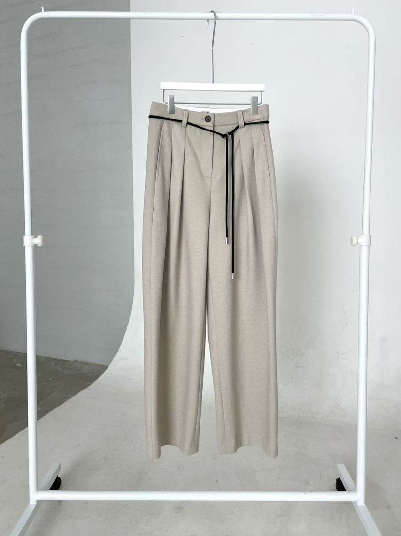 URBANE cloth東大門㊣代購女士新品休閑時尚推薦休閑褲含腰帶URBANE cloth休閑褲