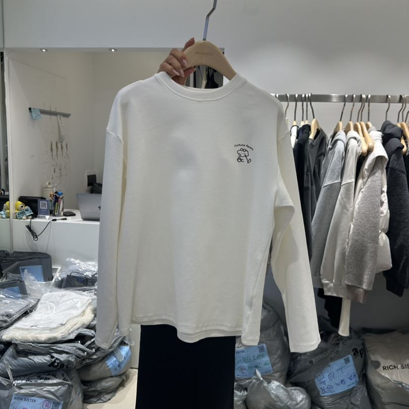 RICH SISTER東大門㊣直郵女士新款人氣職業時尚推薦長袖T恤RICH SISTER長袖T恤