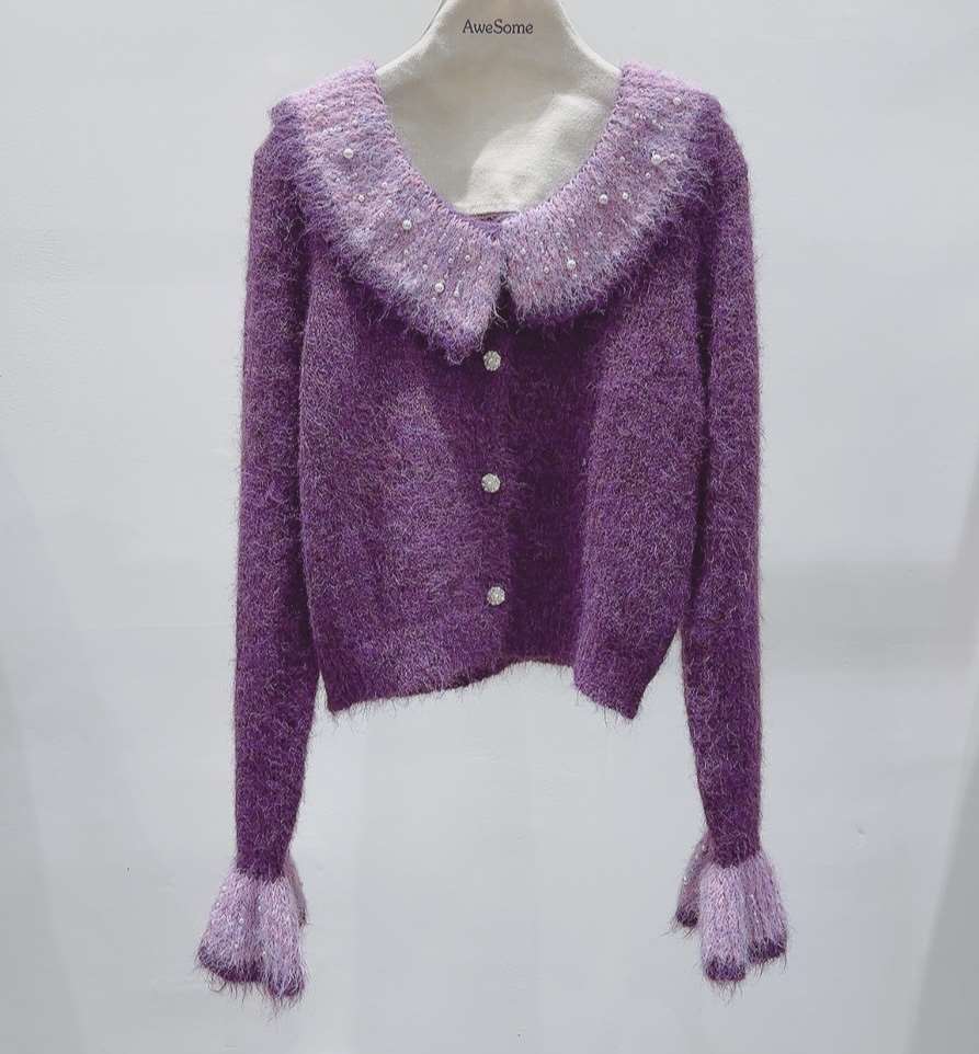 AWESOME-P韓國直郵㊣女裝新品時尚真品熱賣推薦針織衫開衫AWESOME-P針織衫