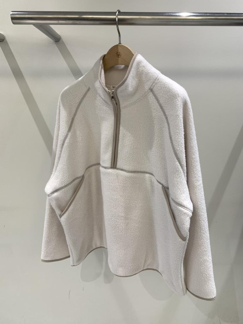 SELECT MARKET韓國直郵㊣女裝新款職業熱賣人氣衛衣抓絨拉鏈SELECT MARKET衛衣