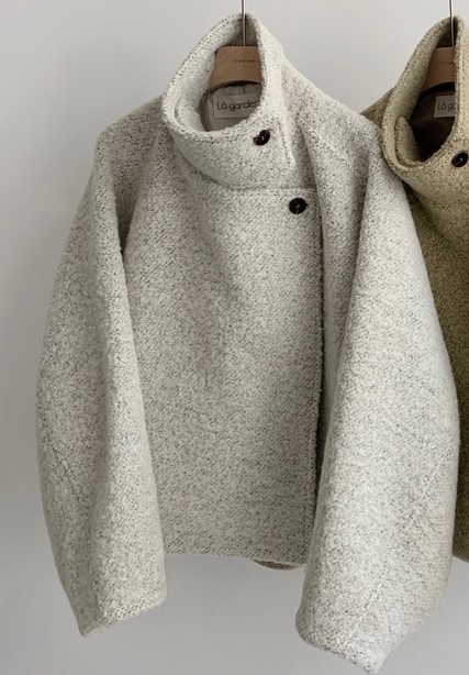 LOGARDEN東大門㊣代購女裝新款人氣時尚真品推薦短款大衣羊駝LO GARDEN短款大衣