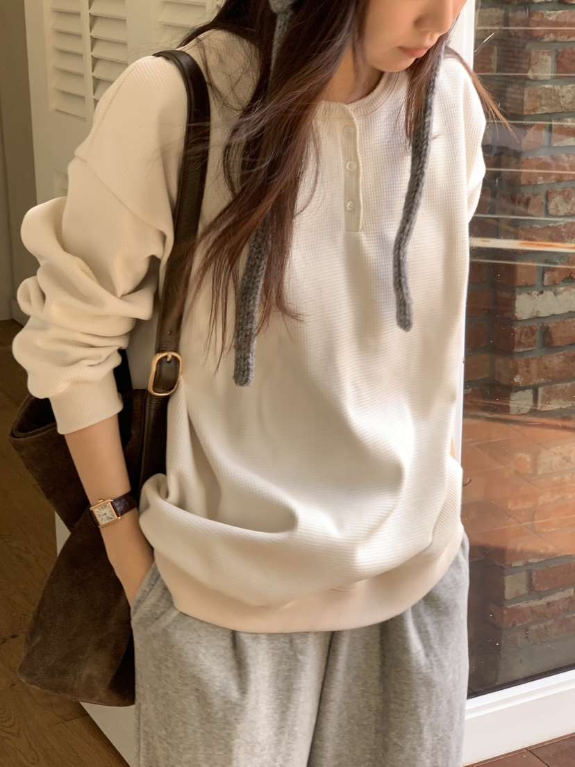 BAKING POWDER東大門㊣代購女士新款休閑時尚熱賣25秋冬衛衣BAKING POWDER衛衣