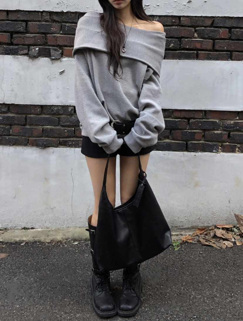 UNA/THE MAY東大門㊣直郵女士新款職業推薦人氣熱賣長袖T恤THEMAY/UNA長袖T恤