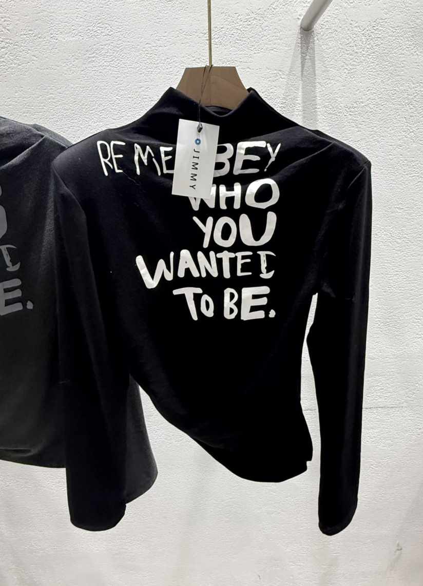 JIMMY東大門㊣直郵女士新品休閑熱賣人氣時尚職業真品長袖T恤JIMMY/REMAKE長袖T恤