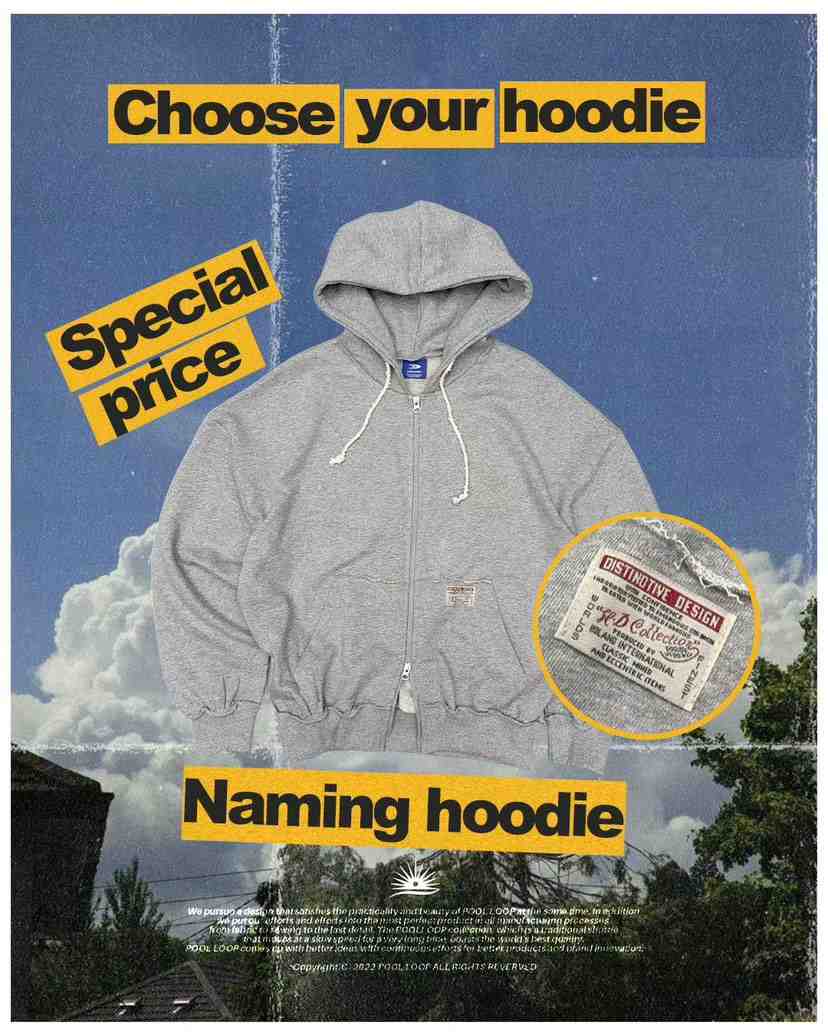 POOL LOOP韓國代購㊣女裝新品休閑推薦25秋冬時尚人氣衛衣POOL LOOP衛衣