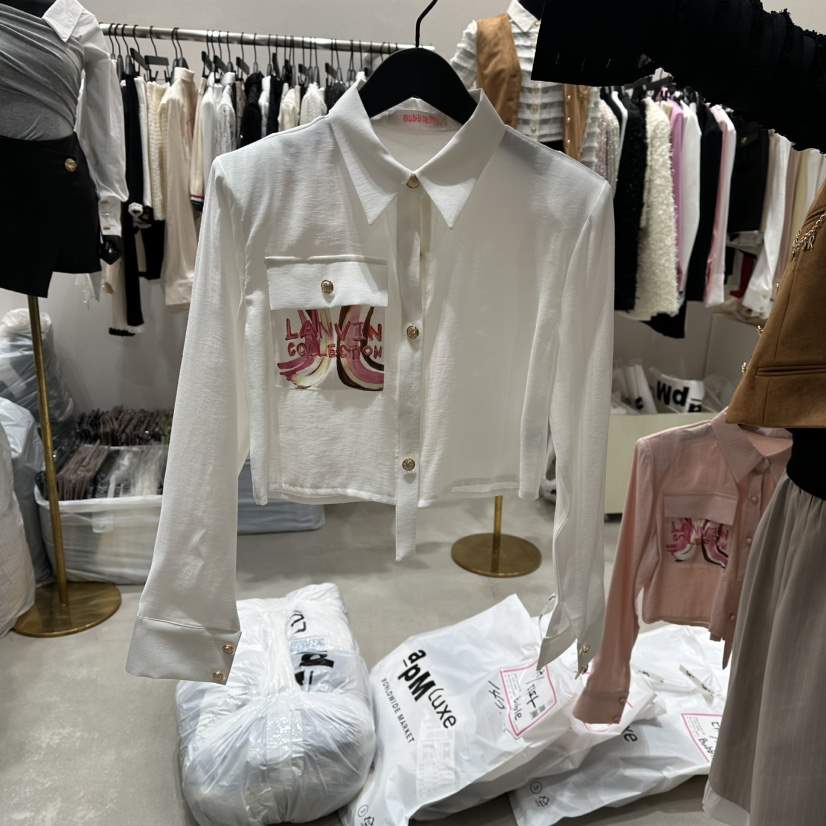 LOTTIMO韓國代購㊣女士新款25秋冬人氣熱賣休閑推薦襯衫蕾絲衫LOTTIMO襯衫/蕾絲衫