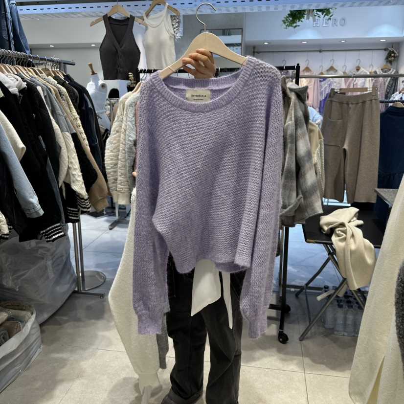 DREAM GIRIS東大門㊣實拍女裝新品休閑25秋冬推薦職業針織衫DREAM GIRIS/HOT PLACE_ISSUE針織衫