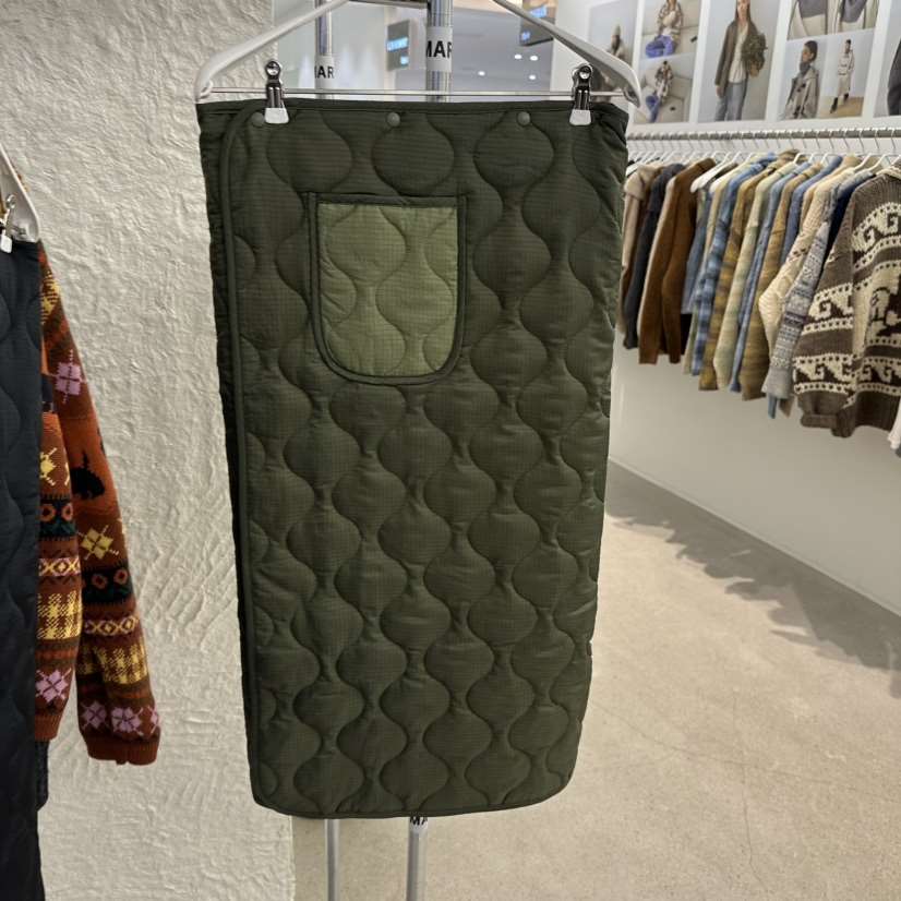 MARAN-P韓國代購㊣女裝新品熱賣真品推薦人氣休閑長裙絎縫MARAN長裙