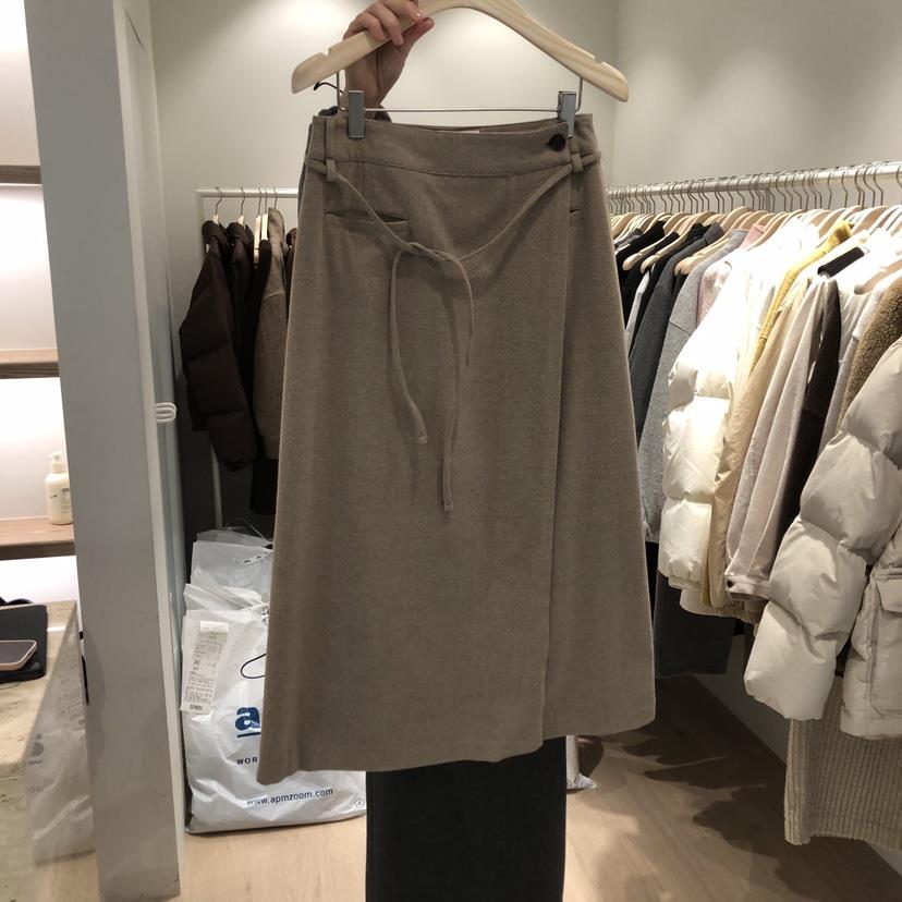 LIFFEY東大門㊣實拍女士新品真品職業推薦半身裙中短裙含腰繩LIFFEY半身裙/中短裙