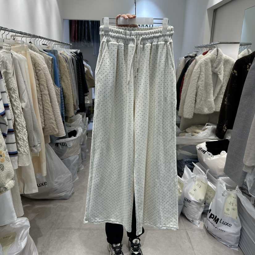 BAHATI東大門㊣代購女士新品25秋冬休閑推薦熱賣休閑褲天鵝絨BAHATI休閑褲