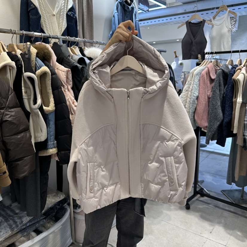 DREAM GIRIS韓國代購㊣女裝新款25秋冬推薦時尚夾克手工填充DREAM GIRIS/HOT PLACE_ISSUE夾克